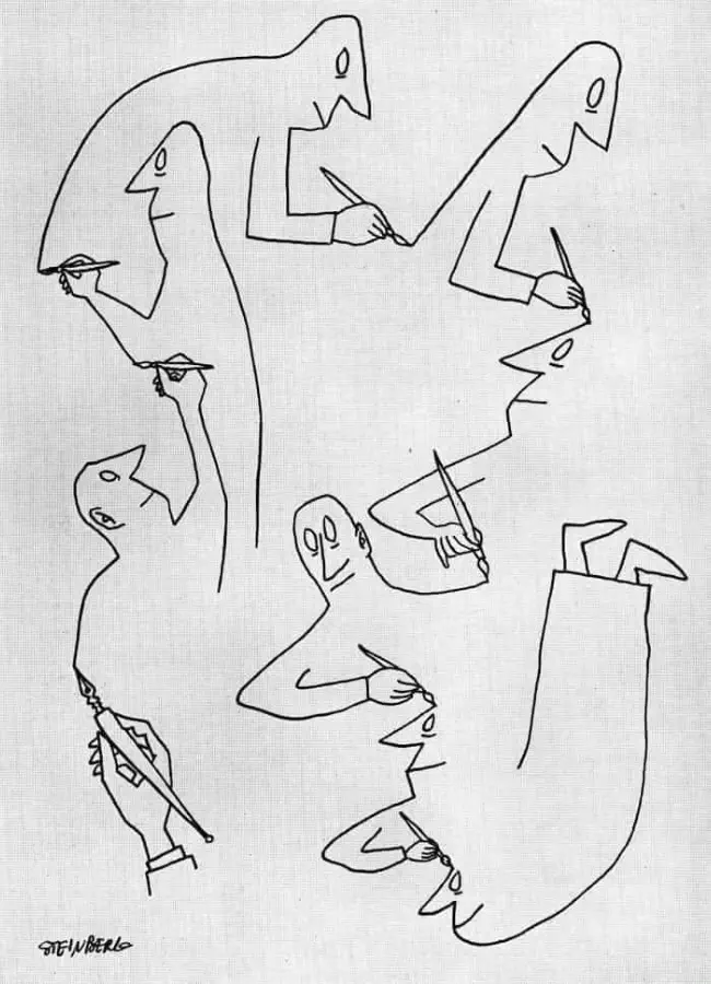 Saul Steinberg – The New Yorker-February 3-1945